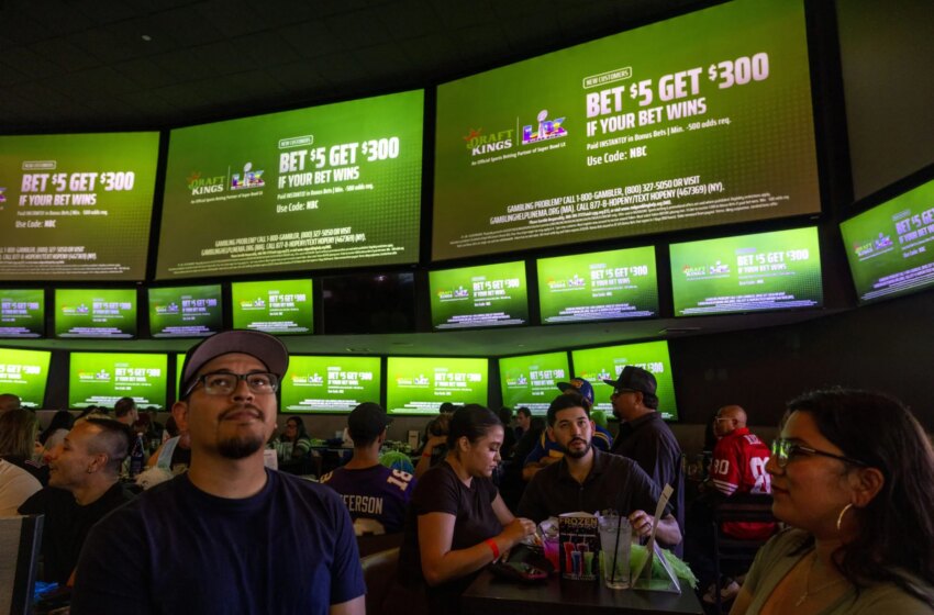Americans wagered more on sports gambling than they spent on movies, museums, and music combined