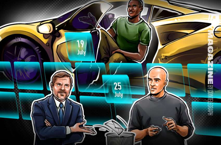 Clarity Hopes Fade, BitMEX Shuts as Lawsuit Looms: Hodler’s Digest, July 26