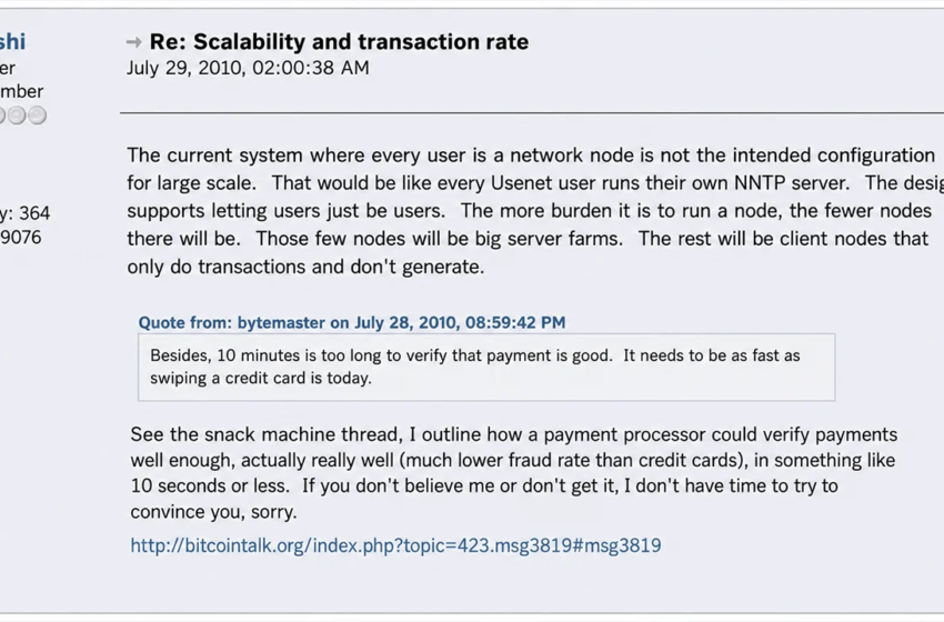  ‘I Don’t Have Time to Try to Convince You’ — Satoshi’s Famous Line Turns 16