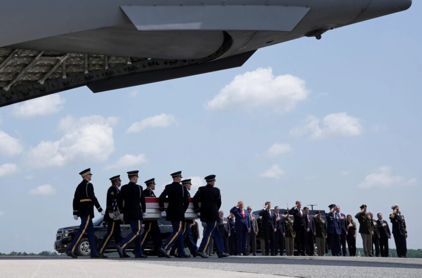 U.S. troops killed recently were moved from the Iran war death toll to 'overseas operations'