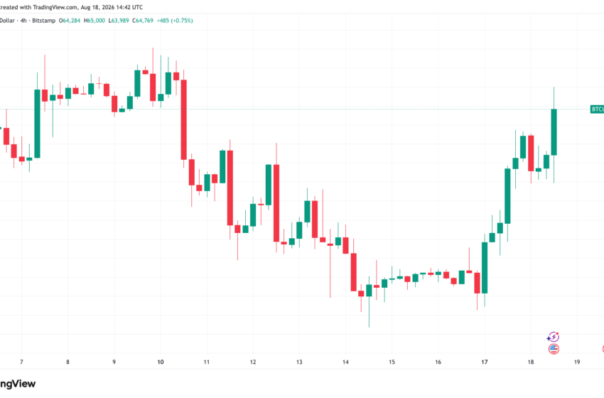 Bitcoin Price Volatility Sparks First Tap Of $65,000 Since Aug. 10