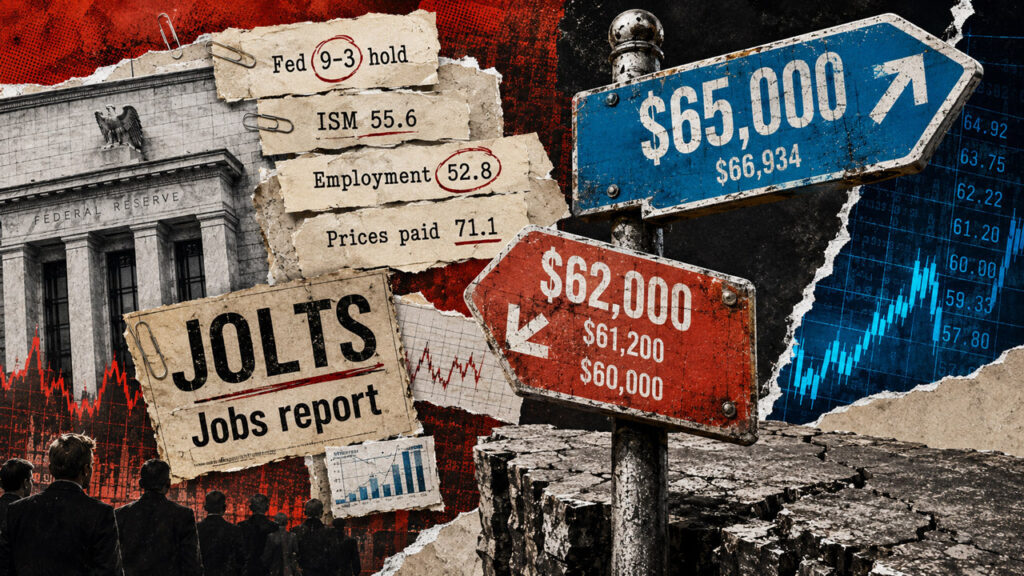 Bitcoin and jobs data: $65K breakout or $60K risk