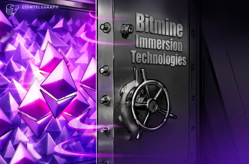  Bitmine adds $19.6M in ETH, repurchases 4.5M shares
