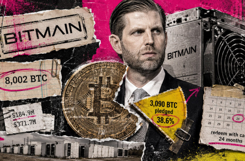 Eric Trump's American Bitcoin has pledged nearly 40% of its Bitcoin to buy mining equipment
