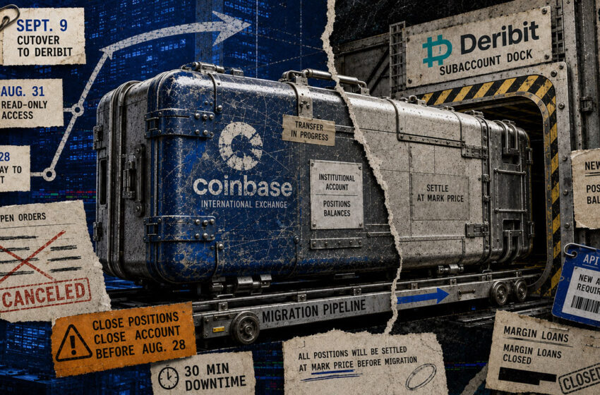 How Coinbase plans to force-settle and instantly recreate institutional positions on Deribit within a 30-minute window