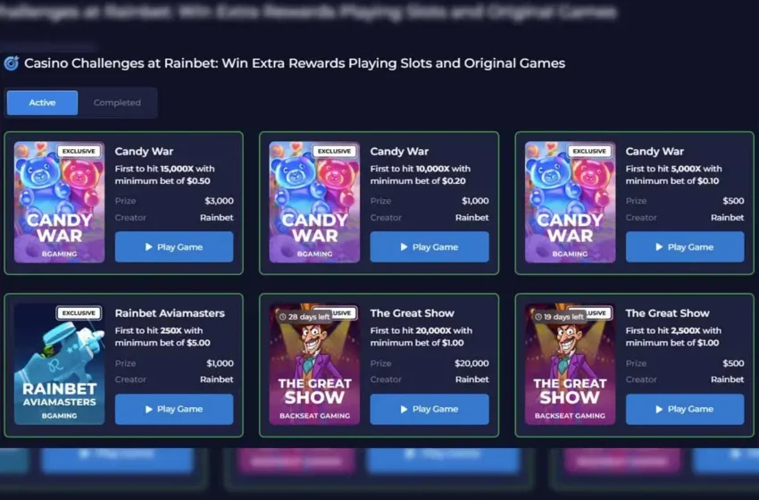 Rainbet Promo Code “COINGAPE” - 250% up to $2,100 + 60 FS in 2026
