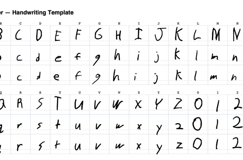 Turn your handwriting into a font for Android, Windows, or MacOS
