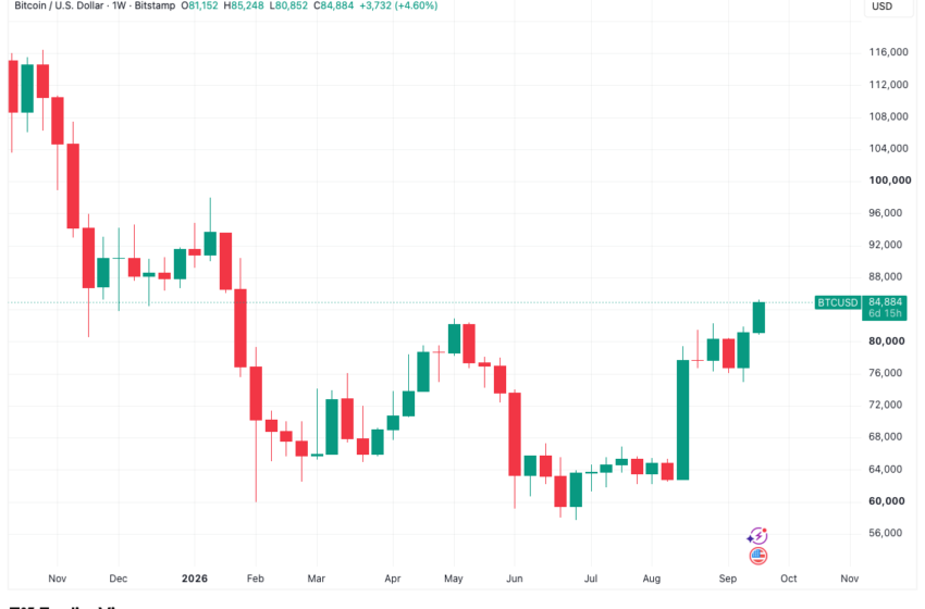 Bitcoin Surges Past $85,000 as BTC Price Nears Eight-Month High