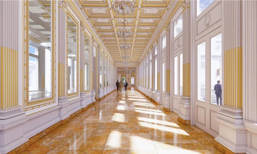 Experts say Trump ballroom interiors represent ‘historic monarchies’ over American ideals