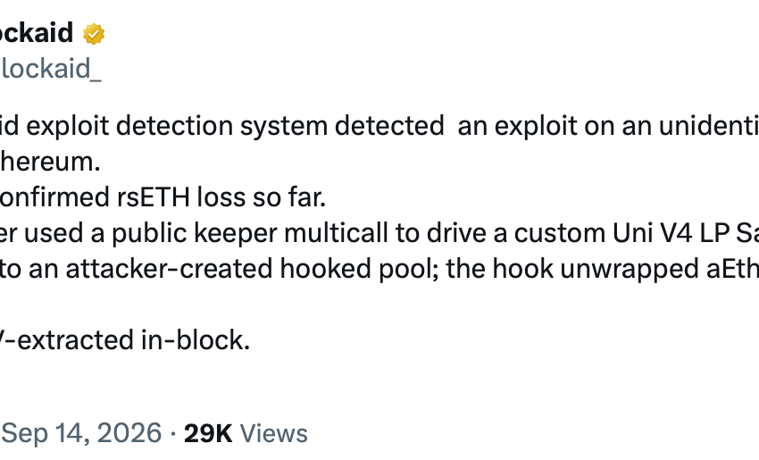 MEV Bot Front-Runs $7.7M Ethereum Wallet Exploit