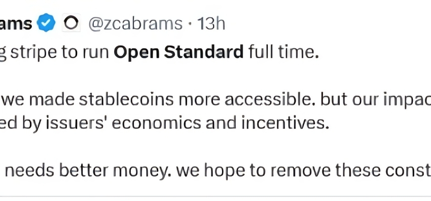 Open Standard OUSD Gets Full Time CEO as Bridge Co-Founder Zach Leaves Stripe