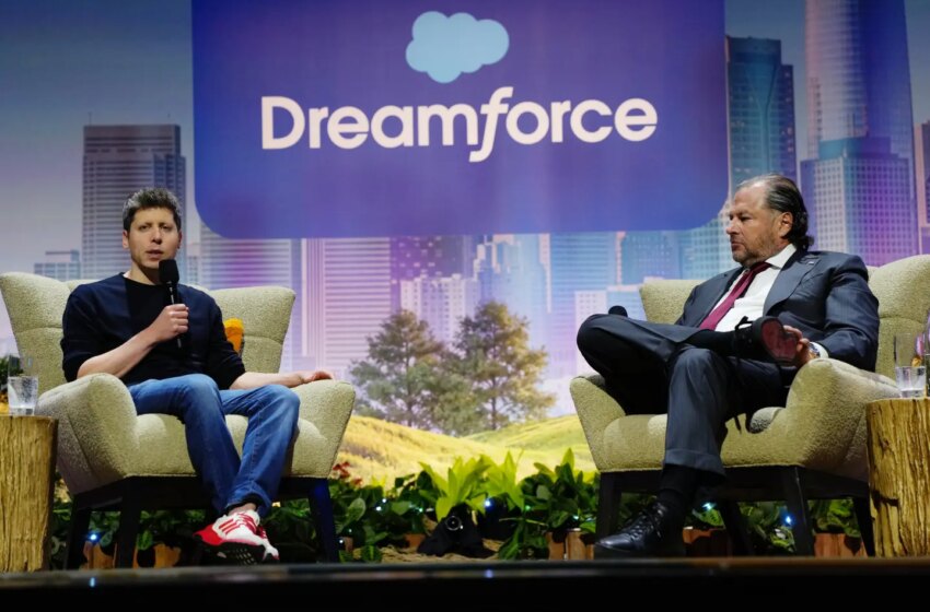 Salesforce's Marc Benioff to AI industry: Regulate yourselves or get sued