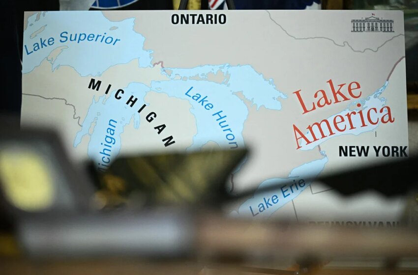 Trump's Lake America font underscores the new name's silliness